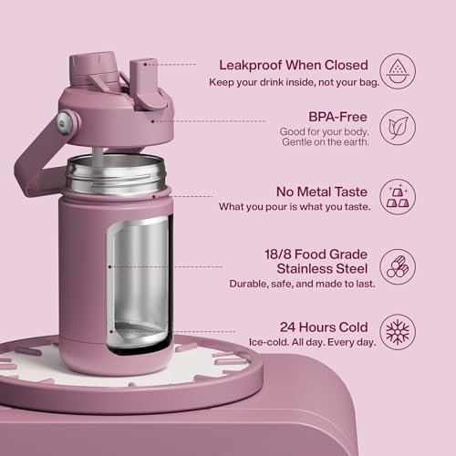 Kids Insulated Water Bottle with Straw