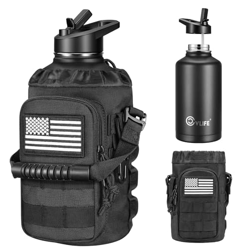 Half Gallon Water Bottle with Straw