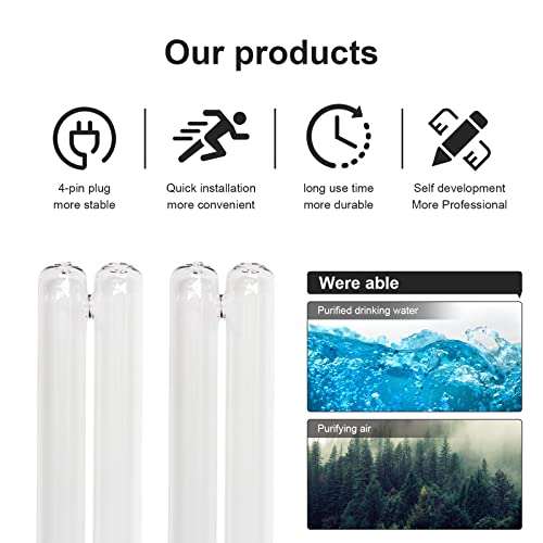 Two 36W 36 Watt UV Bulb Lamp 2G11 Base (2 Count)