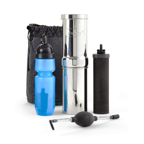 Go Water Filter Kit with 1 Qt. Berkey Gravity Fed Water Filter System