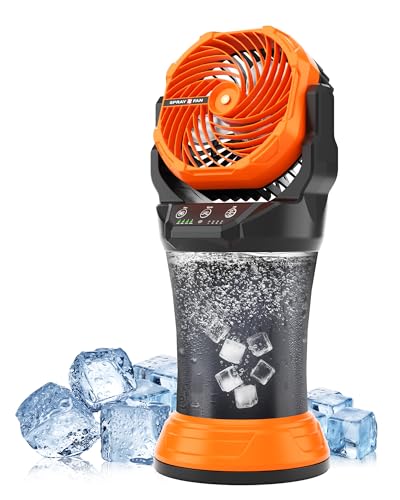 Portable Misting Fan with RGB Ambient Light
