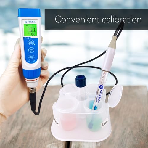 PH60 SA Handheld pH Meter Tester Kit with LabSen 845 ATC pH Electrode for Lab