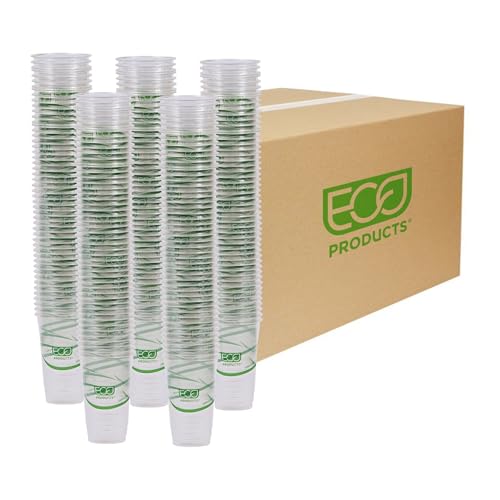 GreenStripe Clear Disposable Cold Cups (1000 Count)