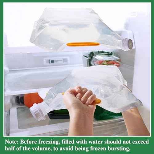 1 Pack 1.3 Gallon Collapsible Water Bags