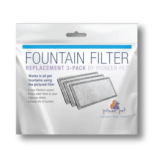 Replacement Filters for Plastic Fountains (3 Count)