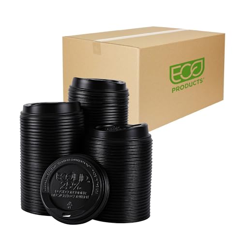 Eco Products Ecolid Recycled Small Coffee Cup Lids (1000 Count)