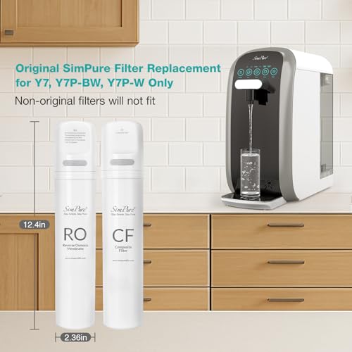 Original SimPure Y7P Series CF+RO Filter Replacement Cartridge