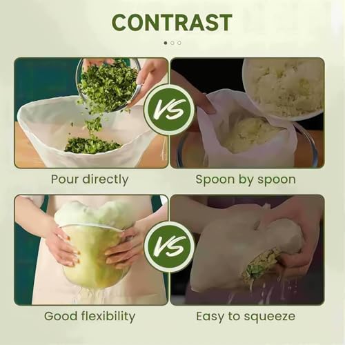 5PCS Cheese Cloth Bags for Straining