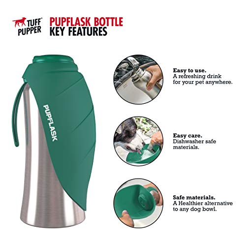 PupFlask Large Dog Water Bottle (27 Fl Oz)