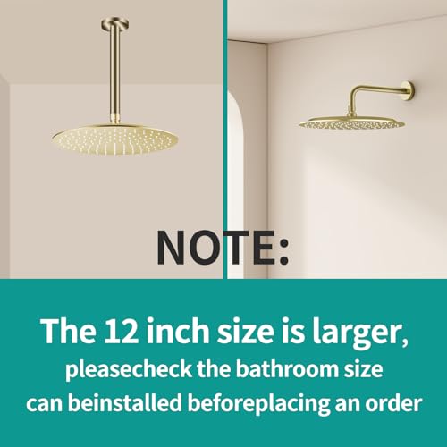 All Metal Rain Shower Head