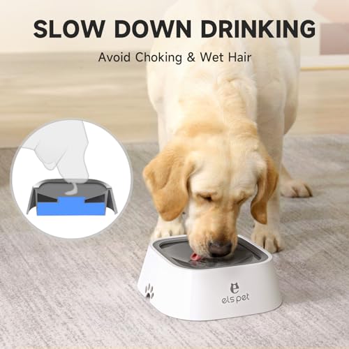Travel Bowl 35oz 1L No Spill Dog Cat Bowl Anti Slip Water Dispenser