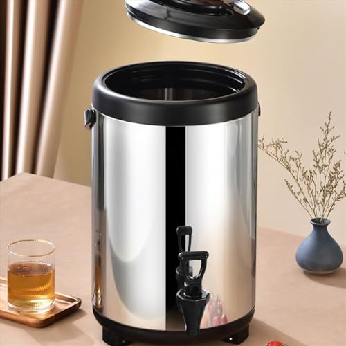 Hot and Cold Water Dispenser with Faucet Portable Insulated Beverage Kettle 8L