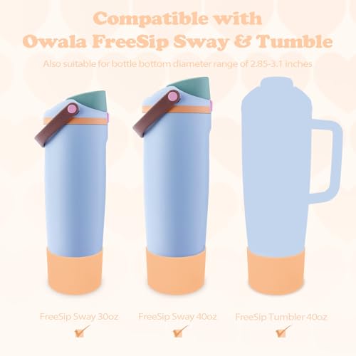Silicone Boot for Owala 30oz & 40oz FreeSip Sway Bottles & Tumblers