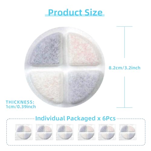 6 Pack Dog Water Dispenser Replacement Filters (6 Count)