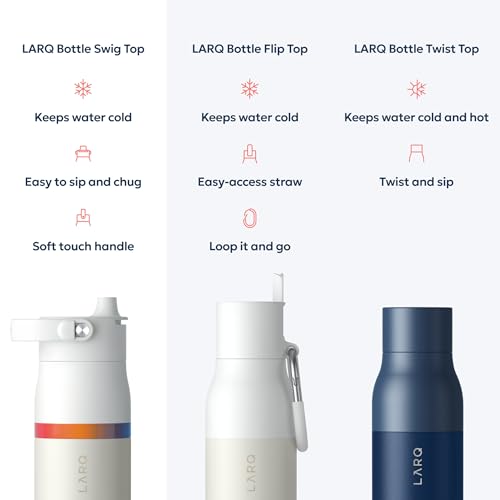 Swig Top Insulated Stainless Steel Water Bottle with Straw and Handle
