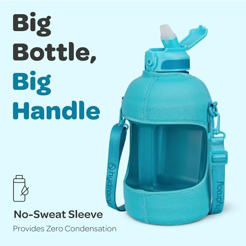Motivational Water Bottle with Time Marker and Straw Lid 78 oz