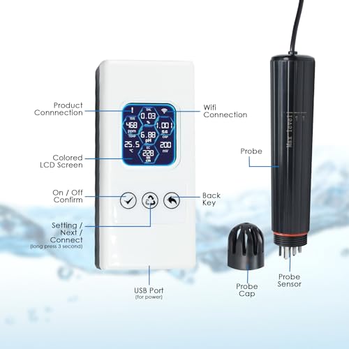 Smart Aquarium Water Quality Monitor 7