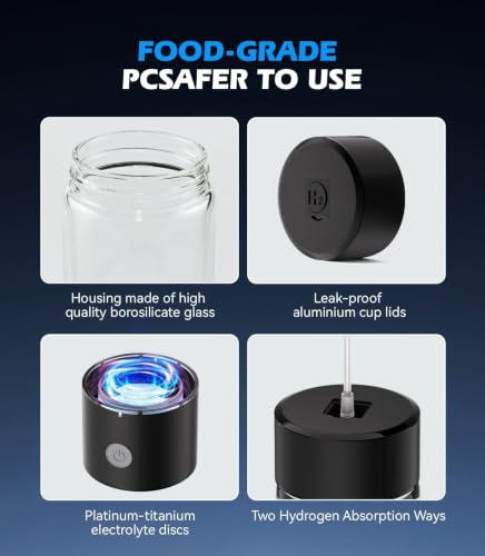 5.0 Upgrade Hydrogen Water Bottle【NO.1