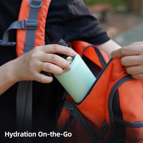 18oz Insulated Water Bottle with Straw Lid