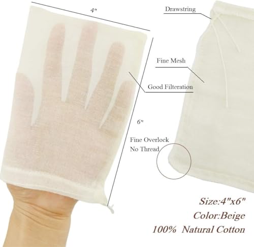 Cheesecloth Bags for Straining (4 Count)