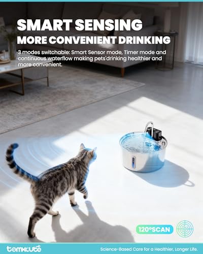 Cat Water Fountain Stainless Steel