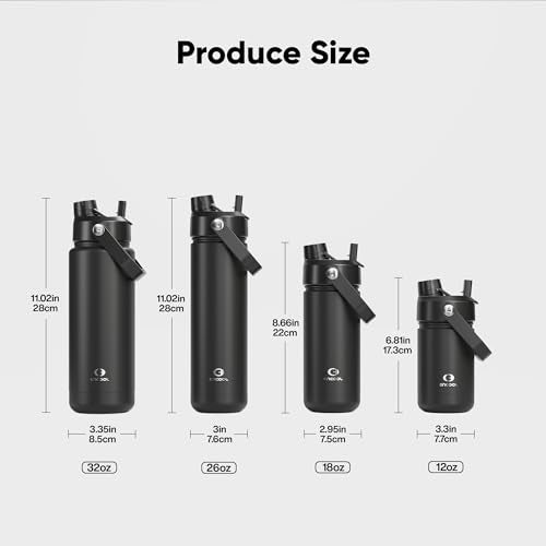 Kids Insulated Water Bottle with Straw
