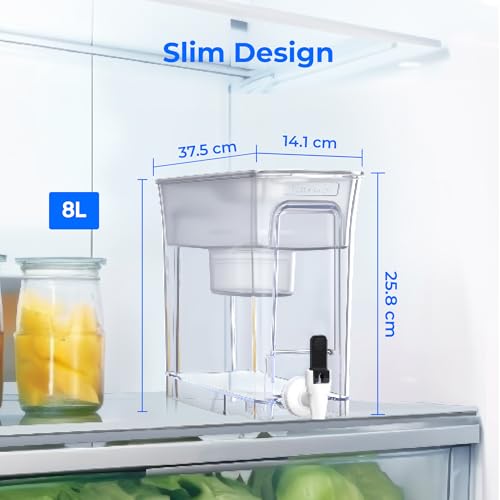 WFD-40W-L Water Filter Dispenser, 35-Cup Large Capacity, White