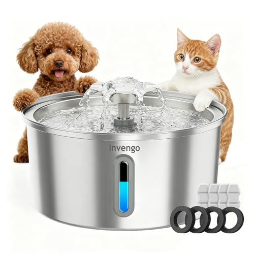 Cat Water Fountain Stainless Steel 3.2L