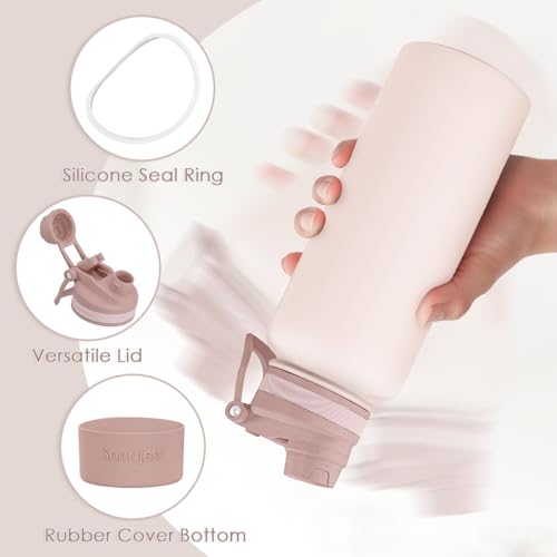 Stainless Steel Water Bottle with Strap 32oz