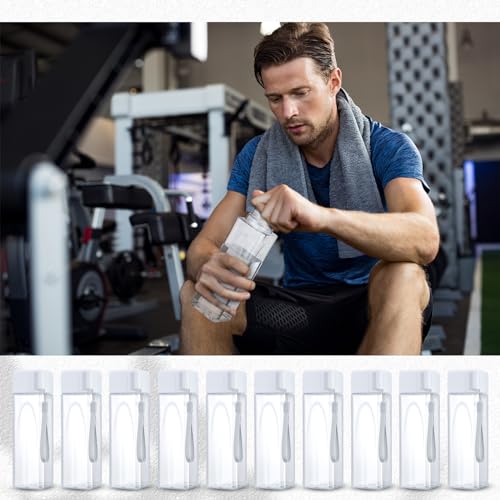 30 Pcs Water Bottles Bulk 17 Oz Plastic Leak Proof
