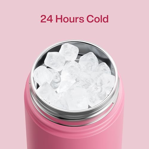 Insulated Water Bottle with Straw Stainless Steel Water Bottle