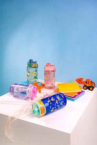 Kids Pop & Fill 16oz Tritan Plastic Water Bottle with Quick Fill Technology