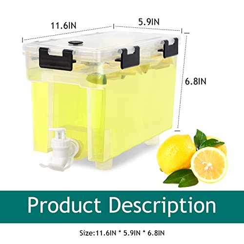 1 Gallon Drink Dispenser For Fridge