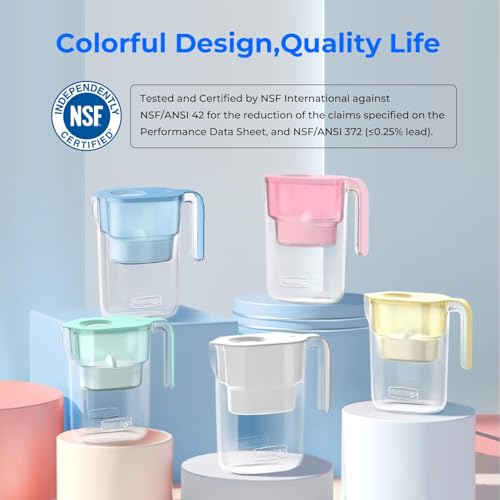 PT 05B Water Filter Pitcher with 3 Filters