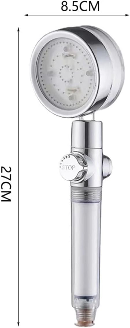 High Pressure Shower Heads,3 Modes Shower Head with Handheld Power Wash to Clean Bathroom 3.9" Rain Showerhead with 70 Inches Extra Long SS Hose,Hard Water Filter & Adjustable Bracket,C