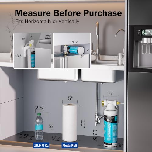 Inline Water Filter System for Fridge