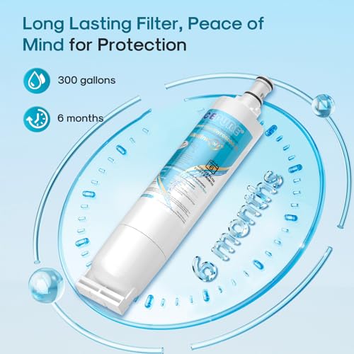 Alkaline 4396508 Refrigerator Water Filter Replacement for EDR5RXD1 (3 Count)