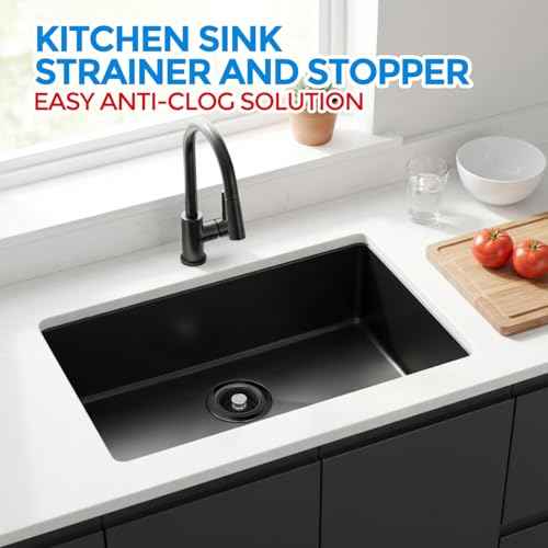 3 in 1 Kitchen Sink Drain Strainer Stopper Removable Basket Pop