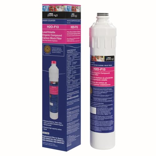 H2O F13 Pure H2O LVOC Carbon Block Replacement Filter 13"
