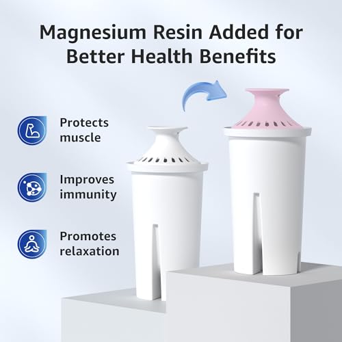 Magnesium Water Filter Replacement for Brita® Filter (6 Count)