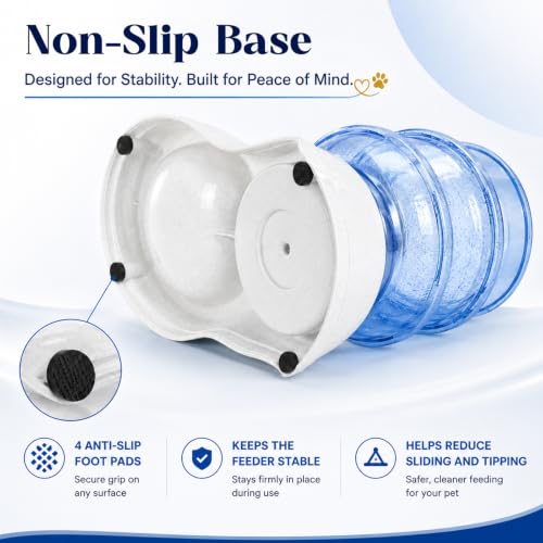 Automatic Dog Feeder and Water Dispenser Set for Large Dogs