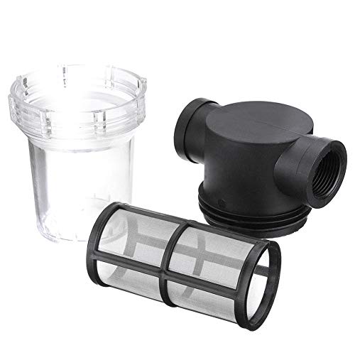 1Pcs Garden Pond 1 inch Inline Mesh Strainer Water Pump Filter Irrigation High Flow Pipeline Filter Garden Interface Strainer