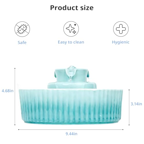 Ceramic Cat Water Fountain
