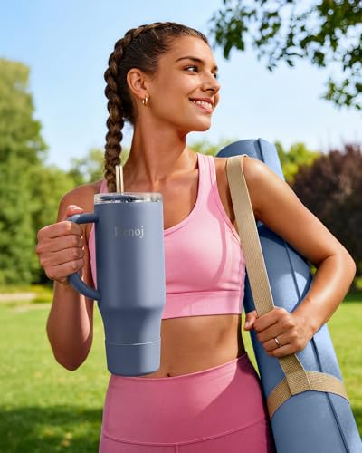 Insulated Mug 100% Spill Resistant Insulated Water Bottle for Iced Coffee & Hot Drinks