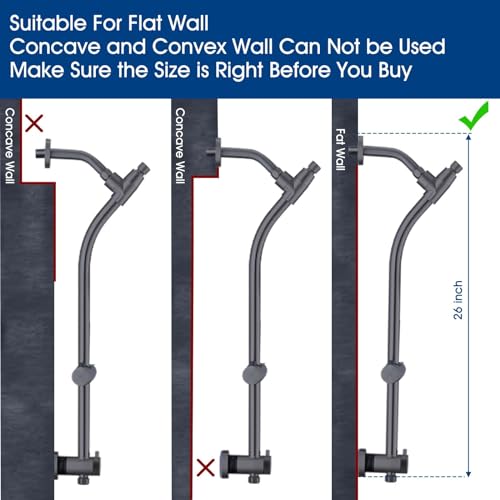 High Pressure Shower Head with Handheld Shower