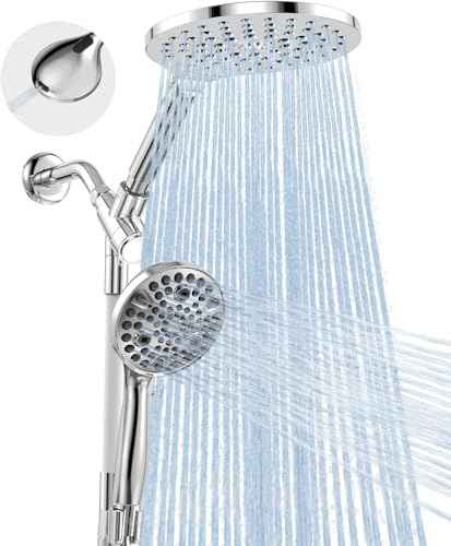 Dual Handheld Shower Head Combo