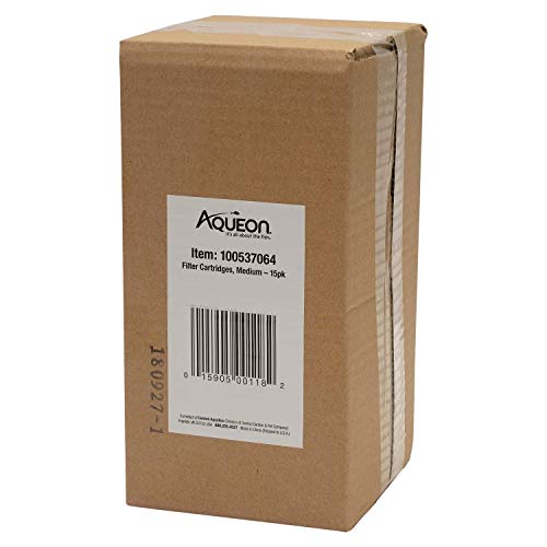 Genuine Aquarium Fish Tank Replacement Filter Cartridges Medium (15 Count)