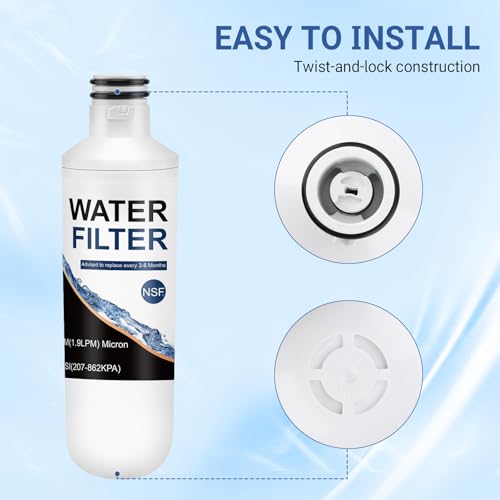 FML-5 GF-1000P WD-F46 RWF4700AC Water filter for LG Replacement