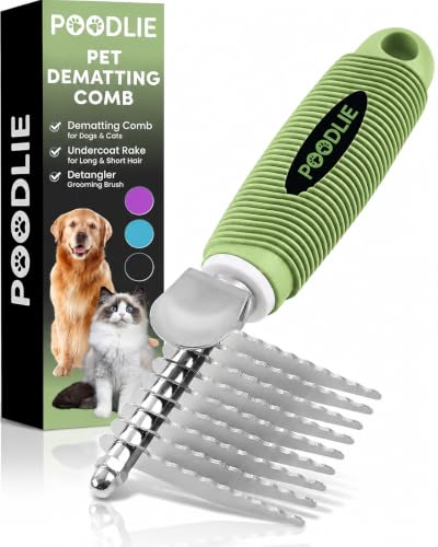 Poodle Dematting Fur Rake Comb Brush for Dogs and Cats