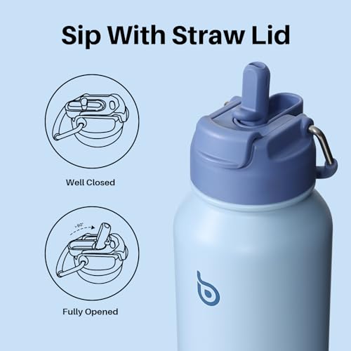32oz Insulated Water Bottle with Pill Box